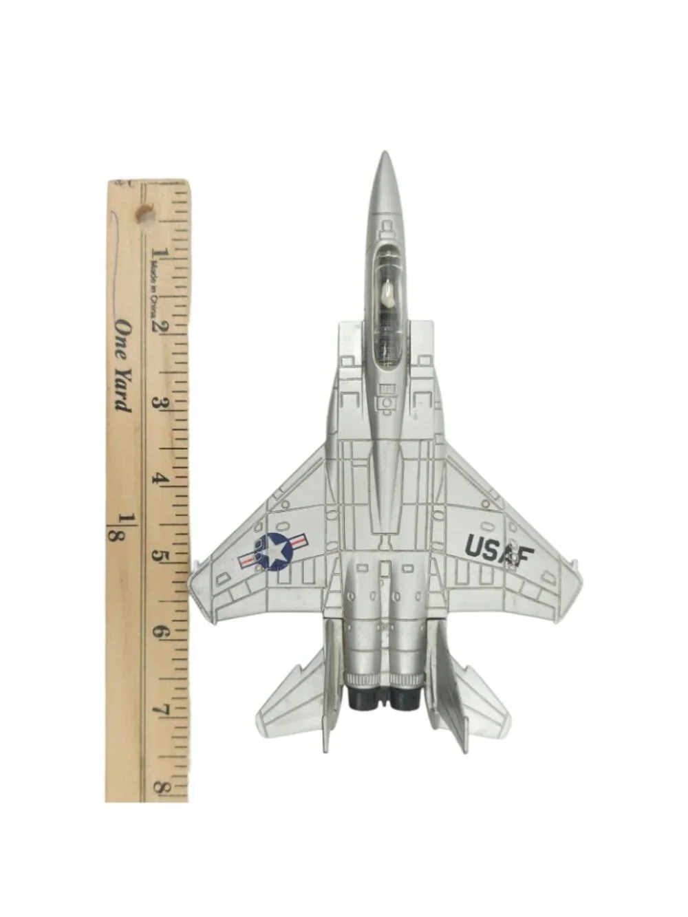 ERTL USAF F-15 Eagle Diecast Fighter Jet Airplane Vintage Military Model Toy